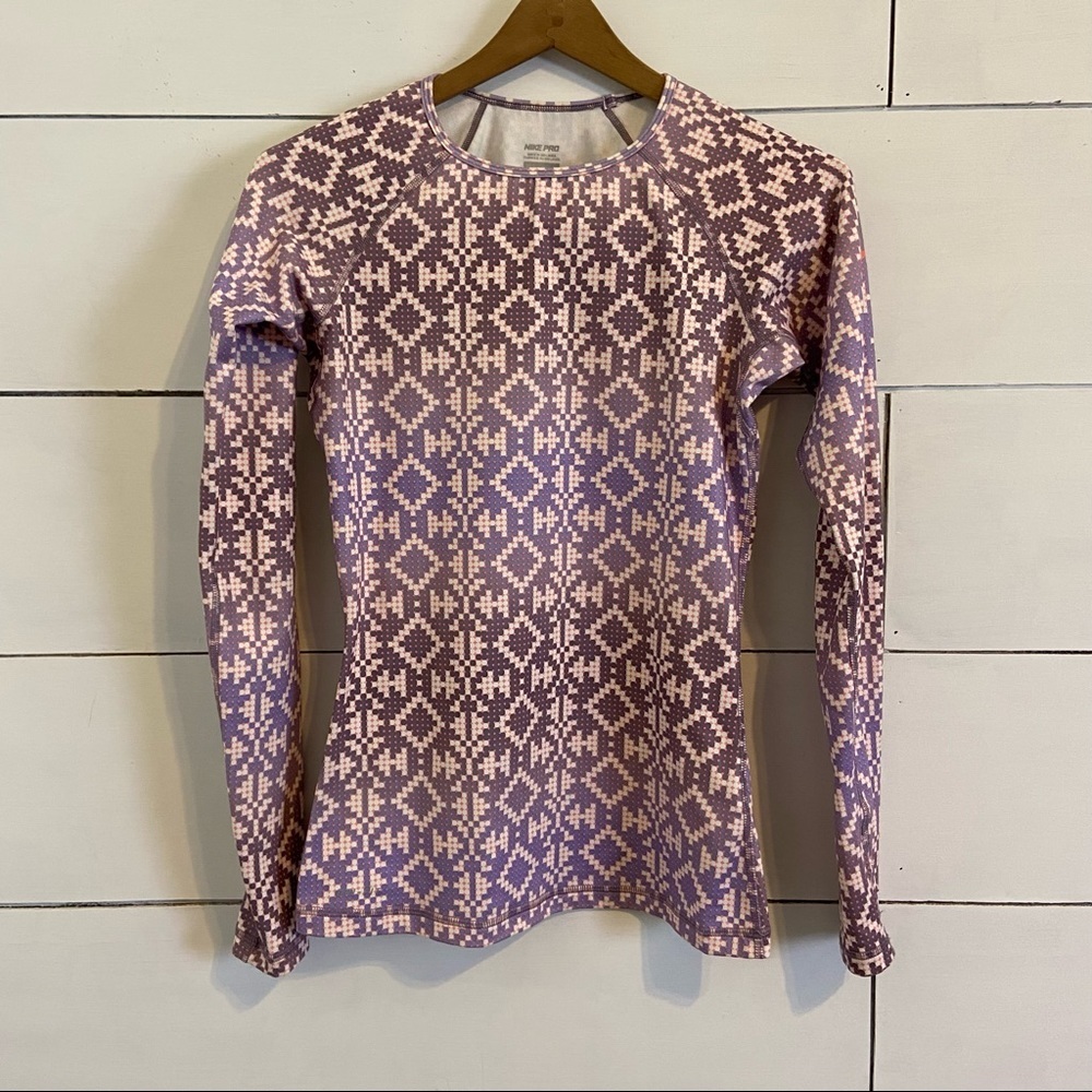 Nike Pro HYPERWARM Long Sleeve Crew Top.  Size Small.